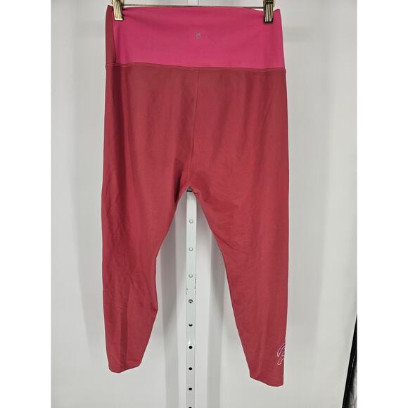 Peloton Women's Red Pink Cadent High Rise Cross-Front Legging Pant Size XL - Picture 4 of 4